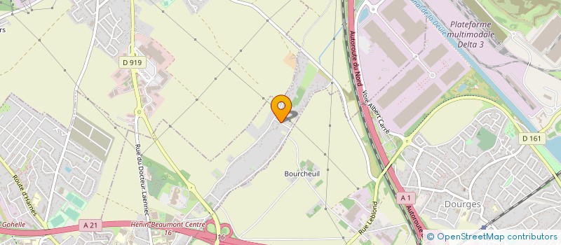 localisation de l'entreprise SCI XAVIERE à HENIN-BEAUMONT