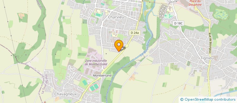 localisation de l'entreprise SCI XAVMG  CHARVIEU-CHAVAGNEUX