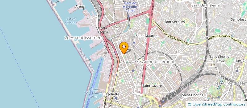 localisation de l'entreprise SCI XAXA NKC  MARSEILLE