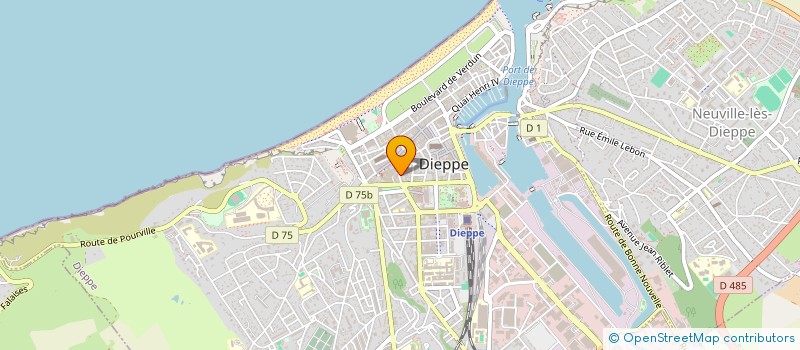 localisation de l'entreprise SCI XB  DIEPPE