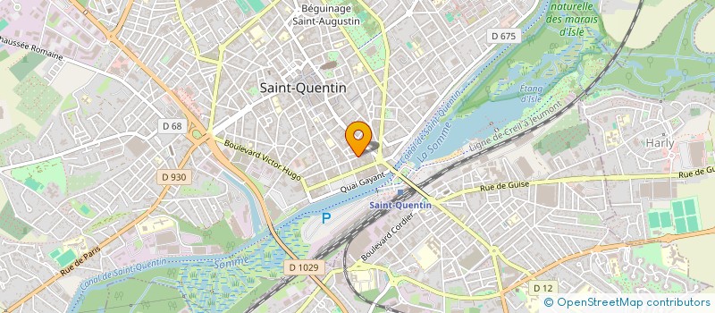 localisation de l'entreprise SCI XB à SAINT-QUENTIN