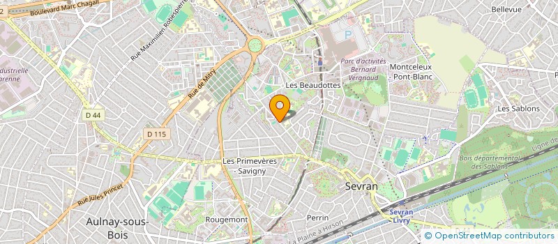 localisation de l'entreprise SCI XCS IMMO à SEVRAN