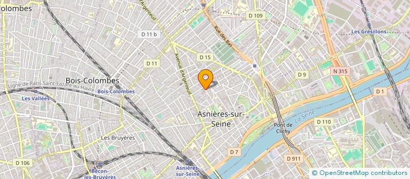 localisation de l'entreprise SCI XCSAH à ASNIERES-SUR-SEINE