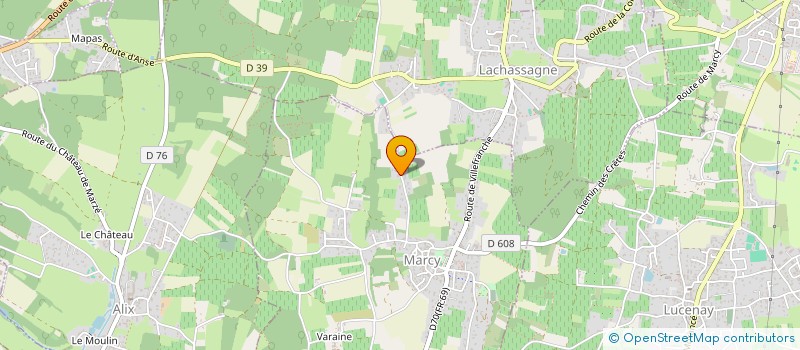 localisation de l'entreprise SCI XDRY 445  MARCY