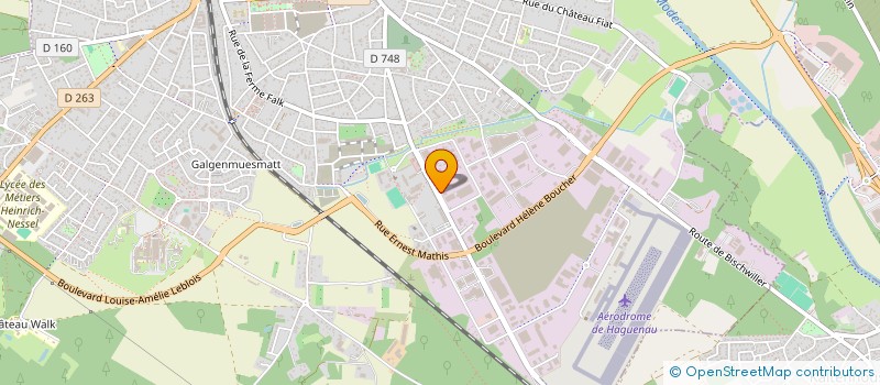 localisation de l'entreprise SCI XEDRA  HAGUENAU