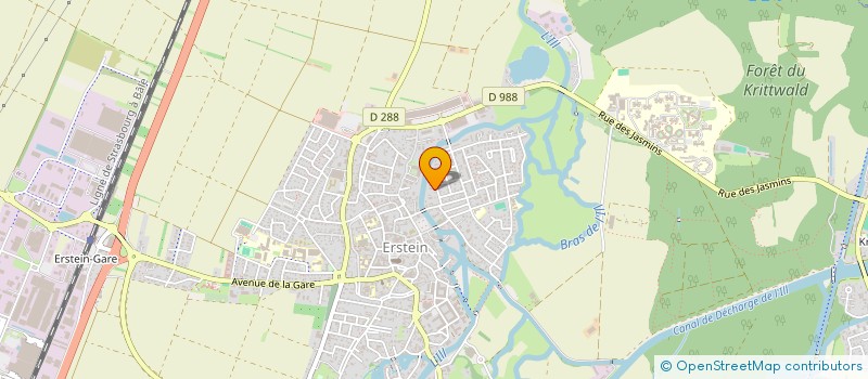 localisation de l'entreprise SCI XELA  ERSTEIN