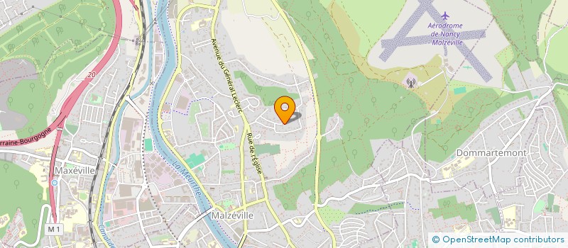 localisation de l'entreprise SCI XELA  MALZEVILLE