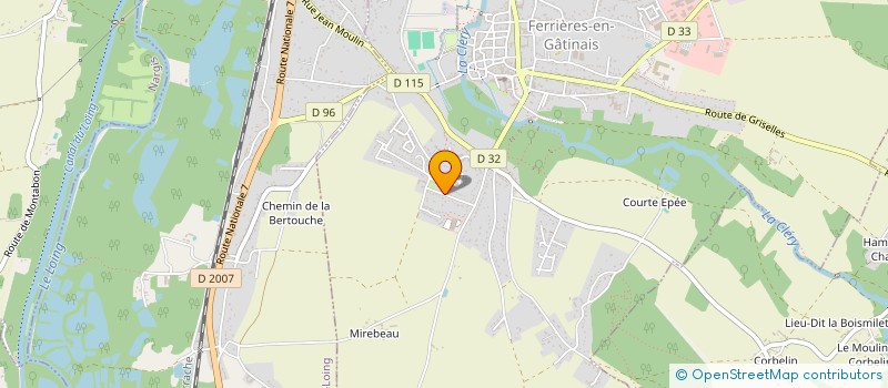 localisation de l'entreprise SCI XENOPE  FERRIERES-EN-GATINAIS