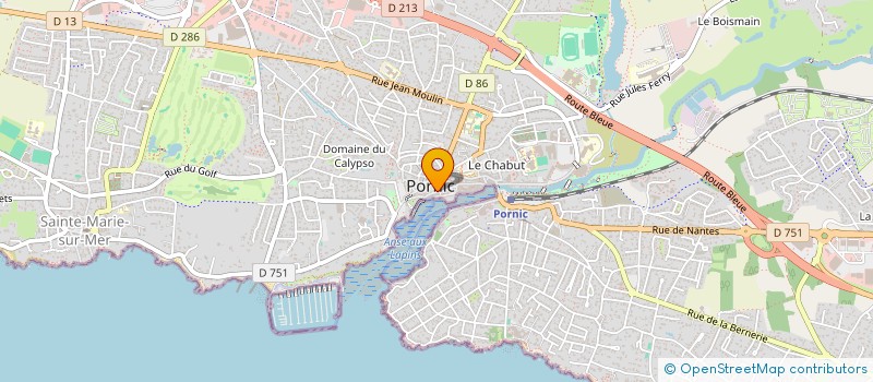 localisation de l'entreprise SCI XENOPHON  PORNIC