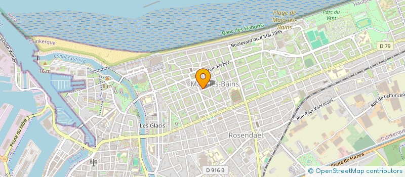 localisation de l'entreprise SCI XENS à DUNKERQUE