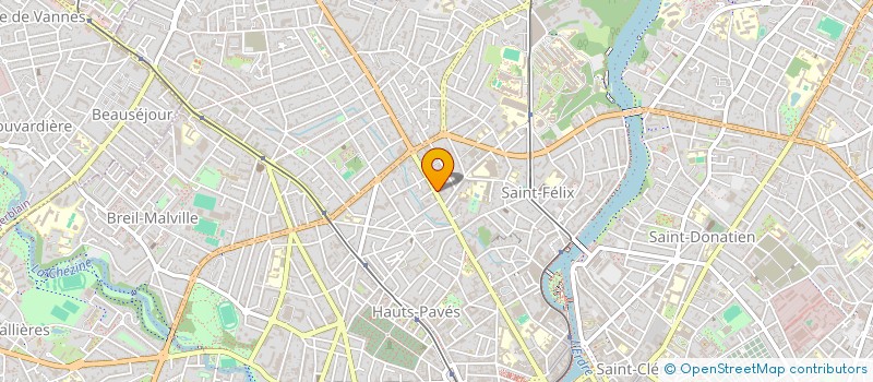 localisation de l'entreprise SCI XEP  NANTES