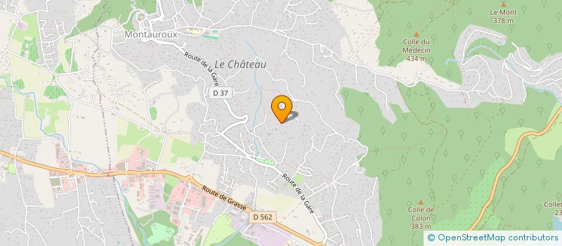 localisation de l'entreprise SCI XERIUS  SEILLANS