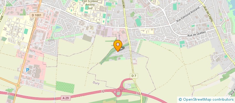 localisation de l'entreprise SCI XFB à AMIENS