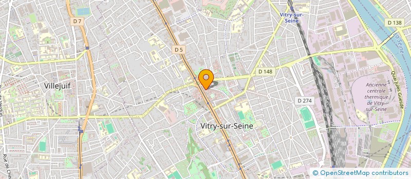 localisation de l'entreprise SCI XFD  VITRY-SUR-SEINE