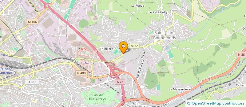 localisation de l'entreprise SCI XHOI  SAINT-JEAN-BONNEFONDS