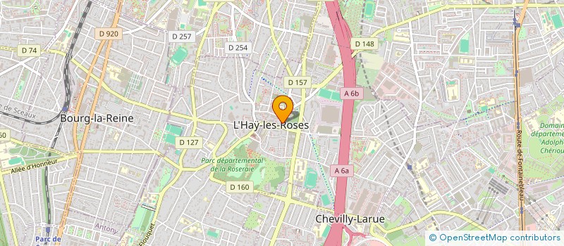 localisation de l'entreprise SCI XIA  L'HAY-LES-ROSES