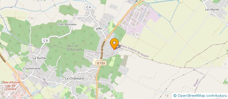 localisation de l'entreprise SCI XIAN  SAINT-SULPICE-DE-ROYAN