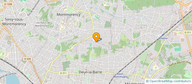 localisation de l'entreprise SCI XIES  DEUIL-LA-BARRE