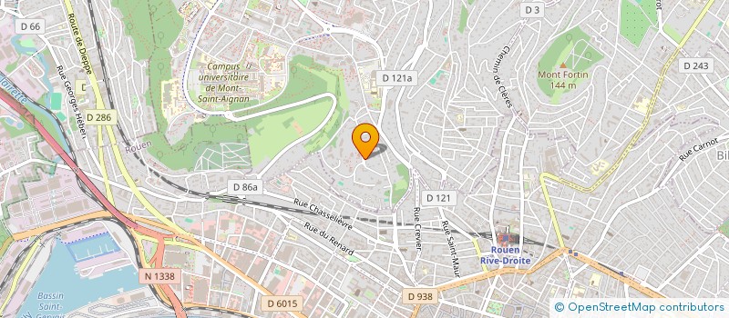 localisation de l'entreprise SCI XIII  MONT-SAINT-AIGNAN