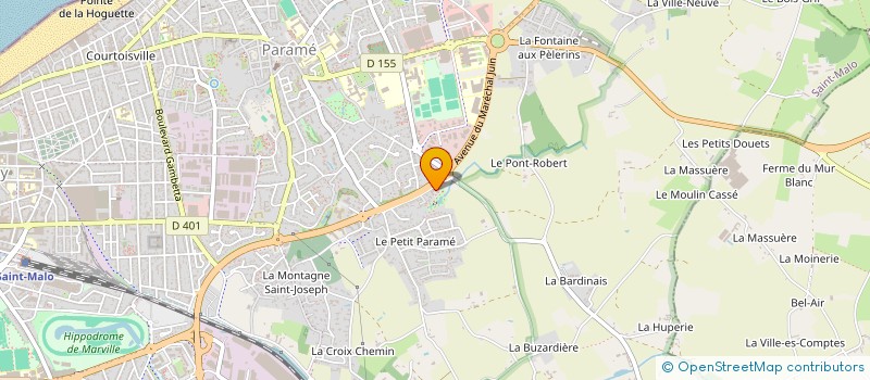 localisation de l'entreprise SCI XIII  SAINT-MALO