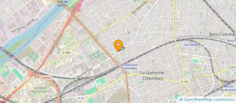 localisation de l'entreprise SCI XIII à COLOMBES