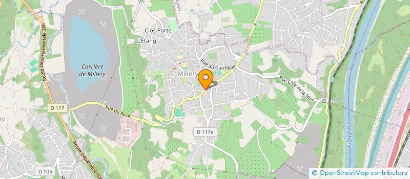 localisation de l'entreprise SCI XIII  MILLERY
