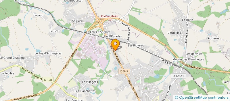 localisation de l'entreprise SCI XIII JUILLET à COUZEIX