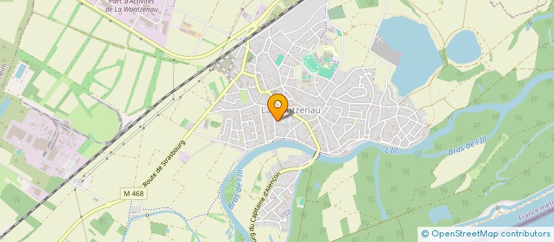 localisation de l'entreprise SCI XILEF  LA WANTZENAU