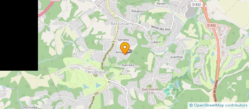 localisation de l'entreprise SCI XIMUN  BASSUSSARRY