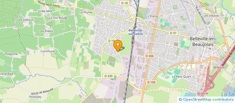 localisation de l'entreprise SCI XIONG à BELLEVILLE-EN-BEAUJOLAIS
