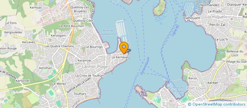 localisation de l'entreprise SCI XIP  LARMOR-PLAGE