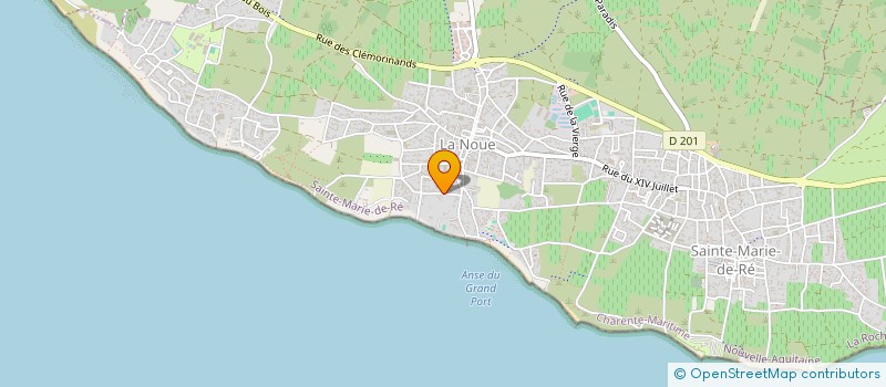 localisation de l'entreprise SCI XITRUS  SAINTE-MARIE-DE-RE