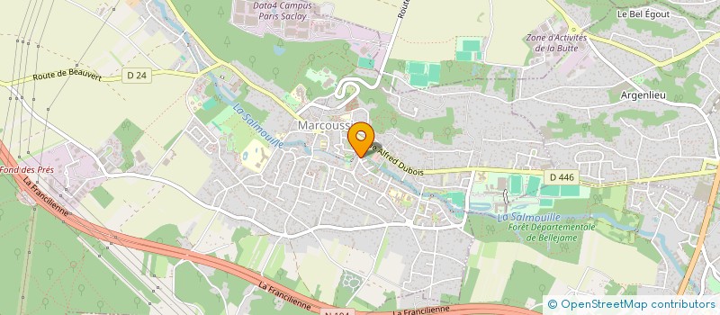 localisation de l'entreprise SCI XJ  MARCOUSSIS