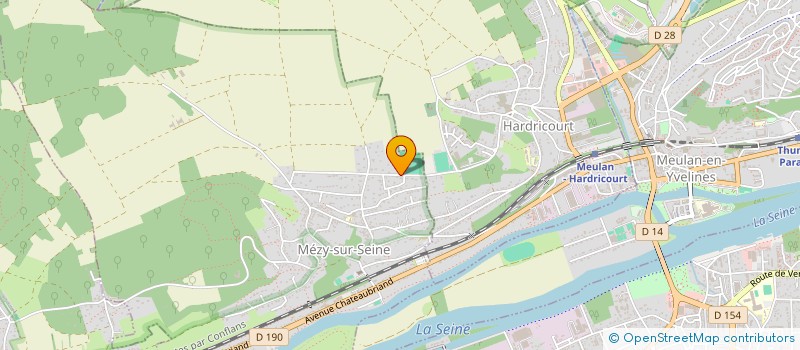 localisation de l'entreprise SCI XJO  MEZY-SUR-SEINE