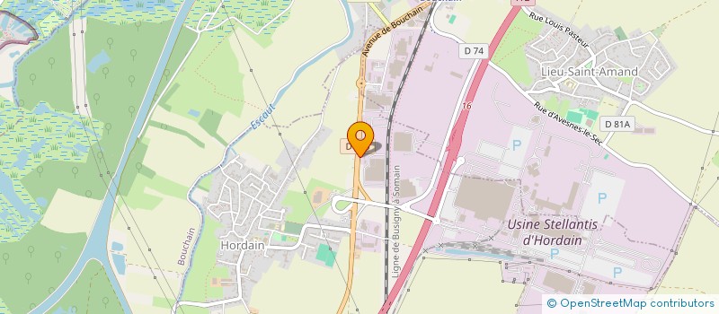 localisation de l'entreprise SCI XL  HORDAIN