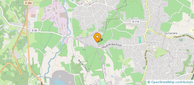 localisation de l'entreprise SCI XL MEDIA  CHARLY