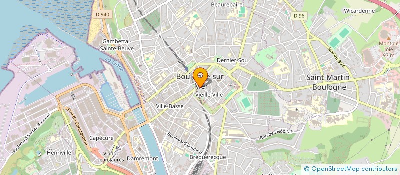 localisation de l'entreprise SCI XL2I  BOULOGNE-SUR-MER