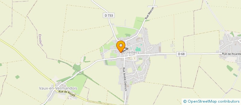localisation de l'entreprise SCI XLS  ETREILLERS