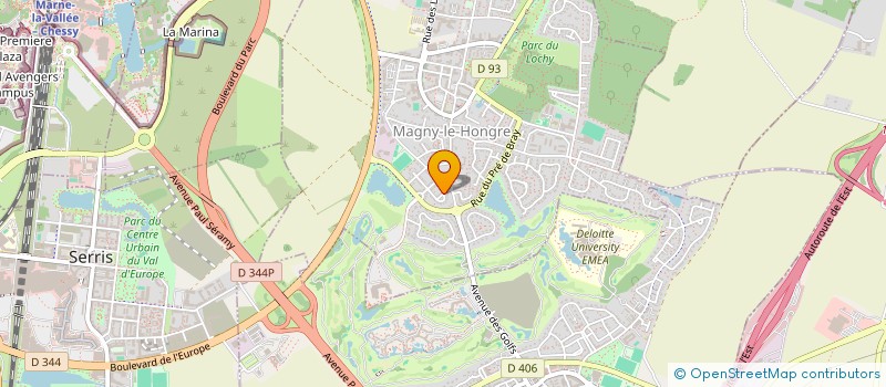 localisation de l'entreprise SCI XM  MAGNY-LE-HONGRE