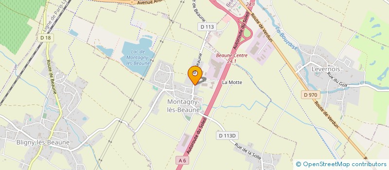 localisation de l'entreprise SCI XOFRECA  MONTAGNY-LES-BEAUNE