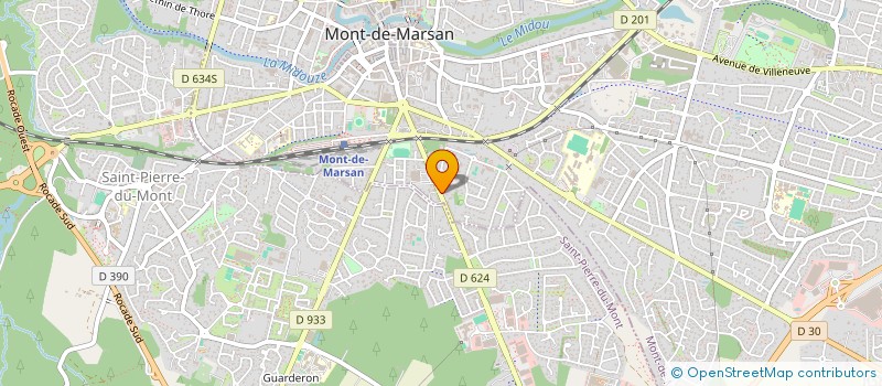 localisation de l'entreprise SCI XORI à MONT-DE-MARSAN