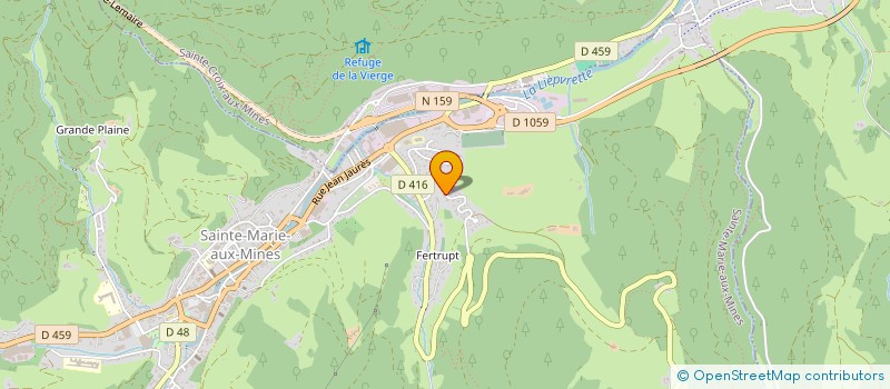 localisation de l'entreprise SCI XORIX  SAINTE-MARIE-AUX-MINES