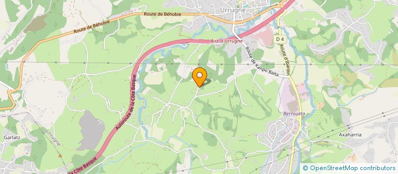 localisation de l'entreprise SCI XORROTEGUI  URRUGNE