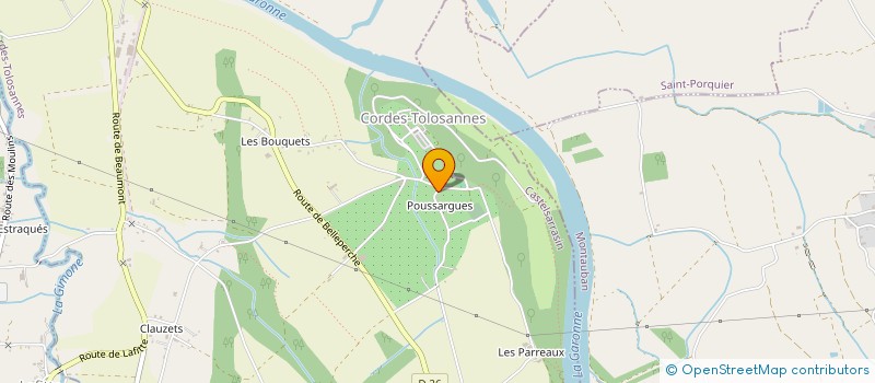 localisation de l'entreprise SCI XP  CORDES-TOLOSANNES