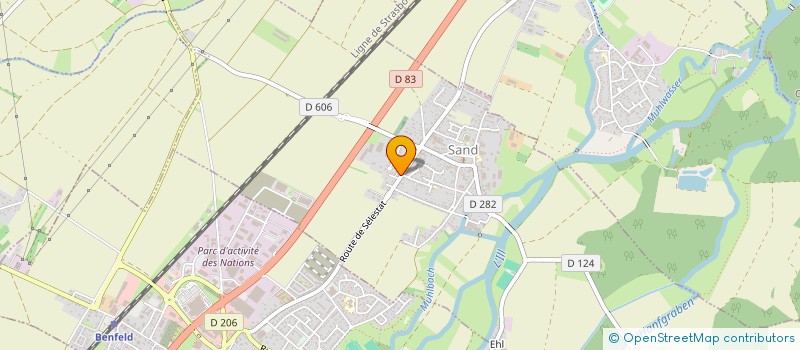 localisation de l'entreprise SCI XPL  SAND