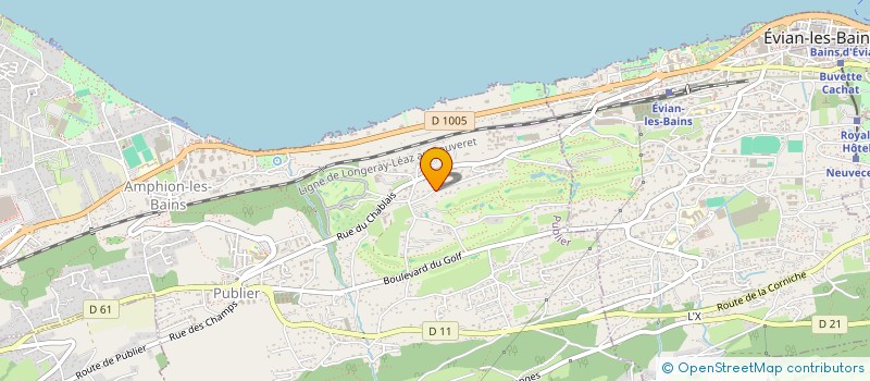 localisation de l'entreprise SCI XPSA  PUBLIER