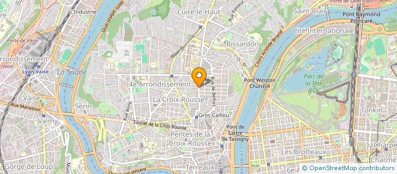 localisation de l'entreprise SCI XROUSSE IMMO  LYON