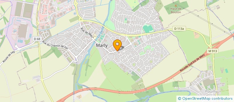 localisation de l'entreprise SCI XT  MARLY
