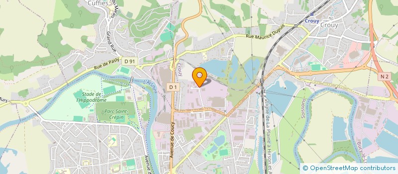 localisation de l'entreprise SCI XTAT  BERNOY-LE-CHATEAU