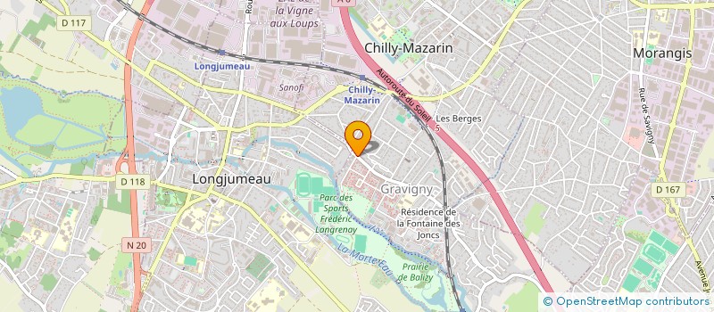 localisation de l'entreprise SCI XTC à CHILLY-MAZARIN